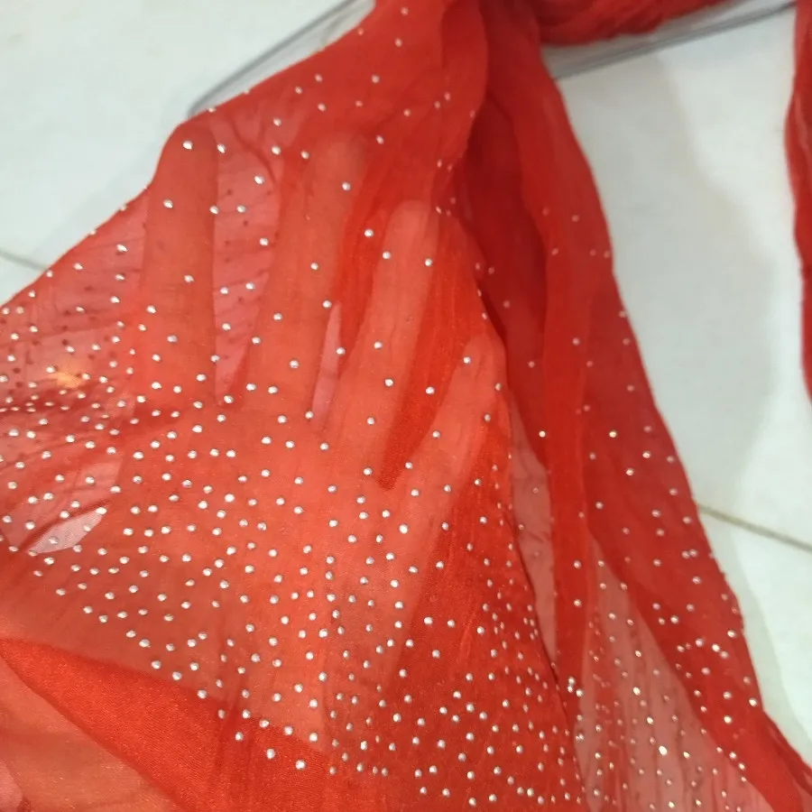 شال مجلسی قرمز یلدایی