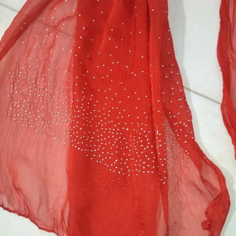 شال مجلسی قرمز یلدایی