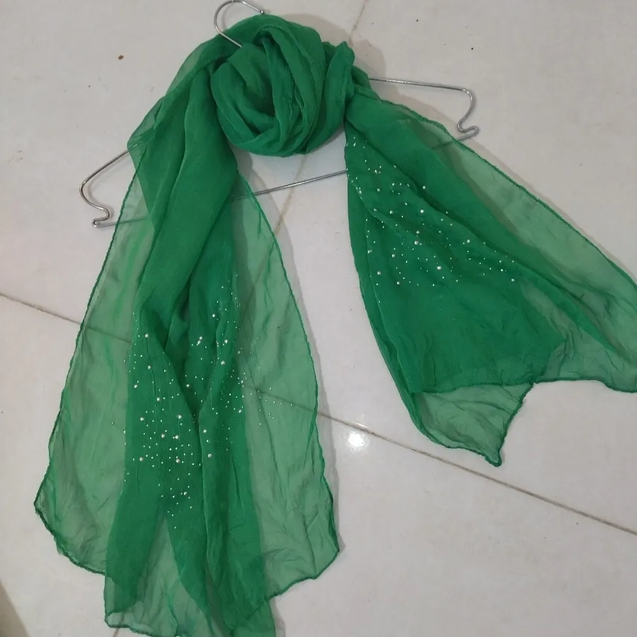 شال مجلسی سبز یلدایی