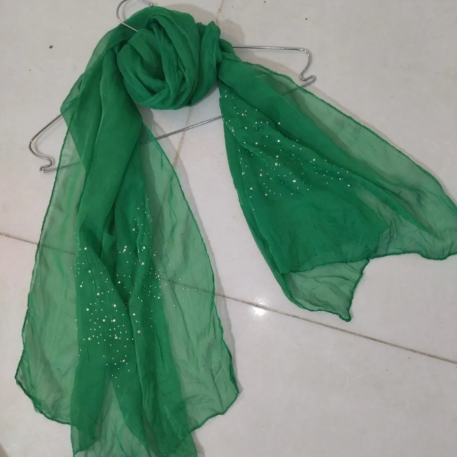 شال مجلسی سبز یلدایی