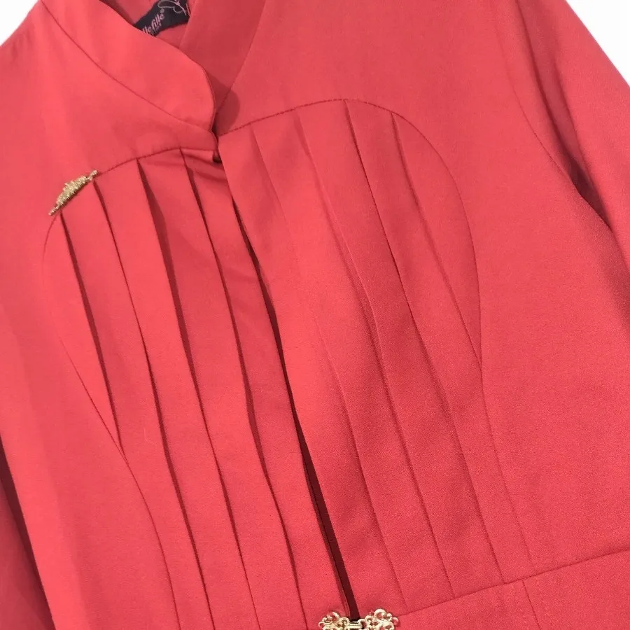 مانتو مجلسی سایز بزرگ قرم