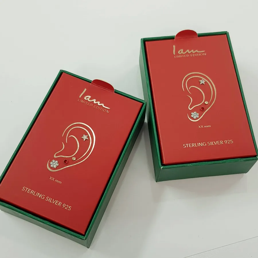 پک گوشواره و گلگوش نقره