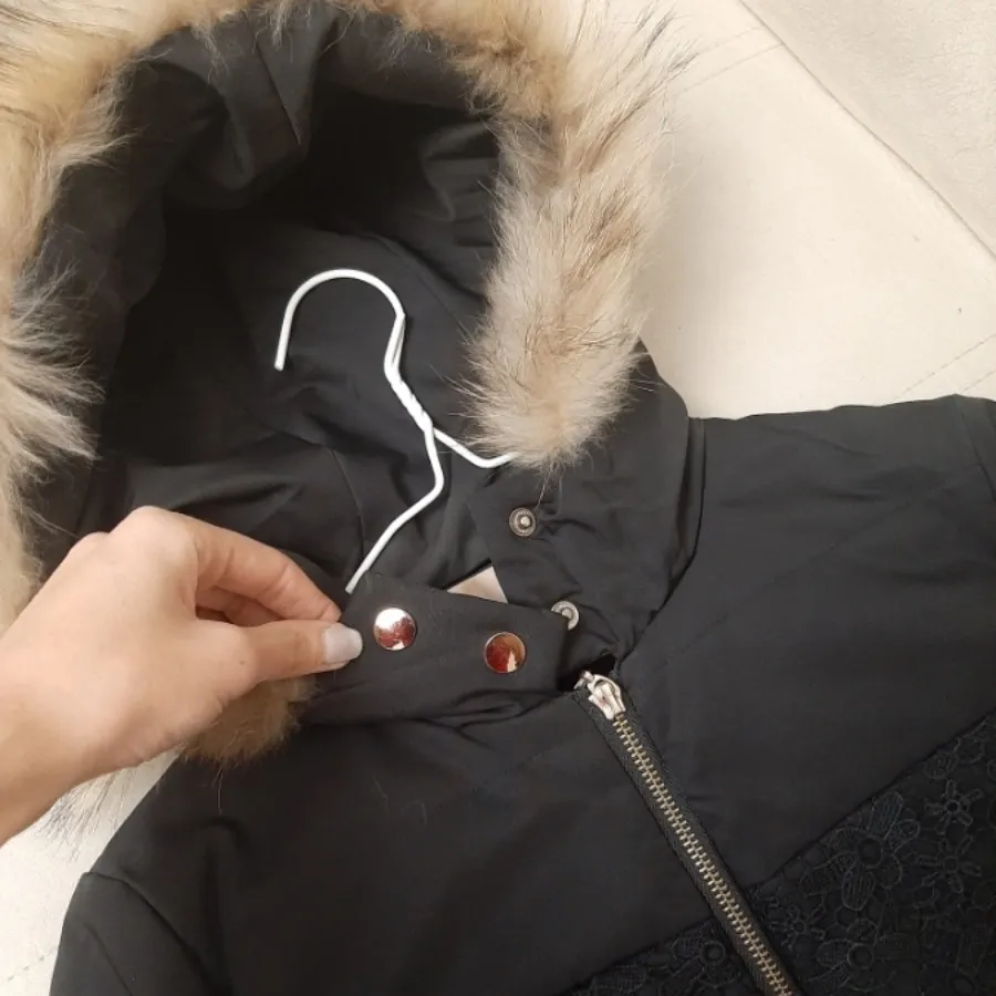 کاپشن مشکی مزونی