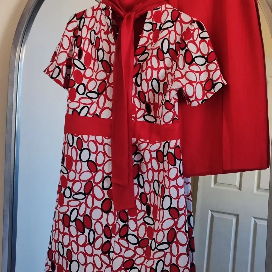 سارافون دامن قرمز