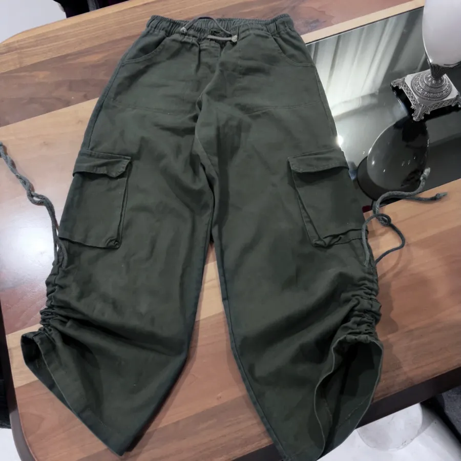 شلوار کتان کارگو