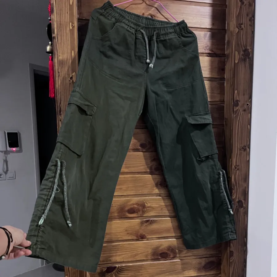 شلوار کتان کارگو