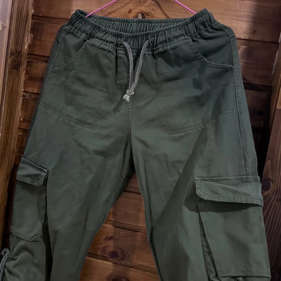 شلوار کتان کارگو