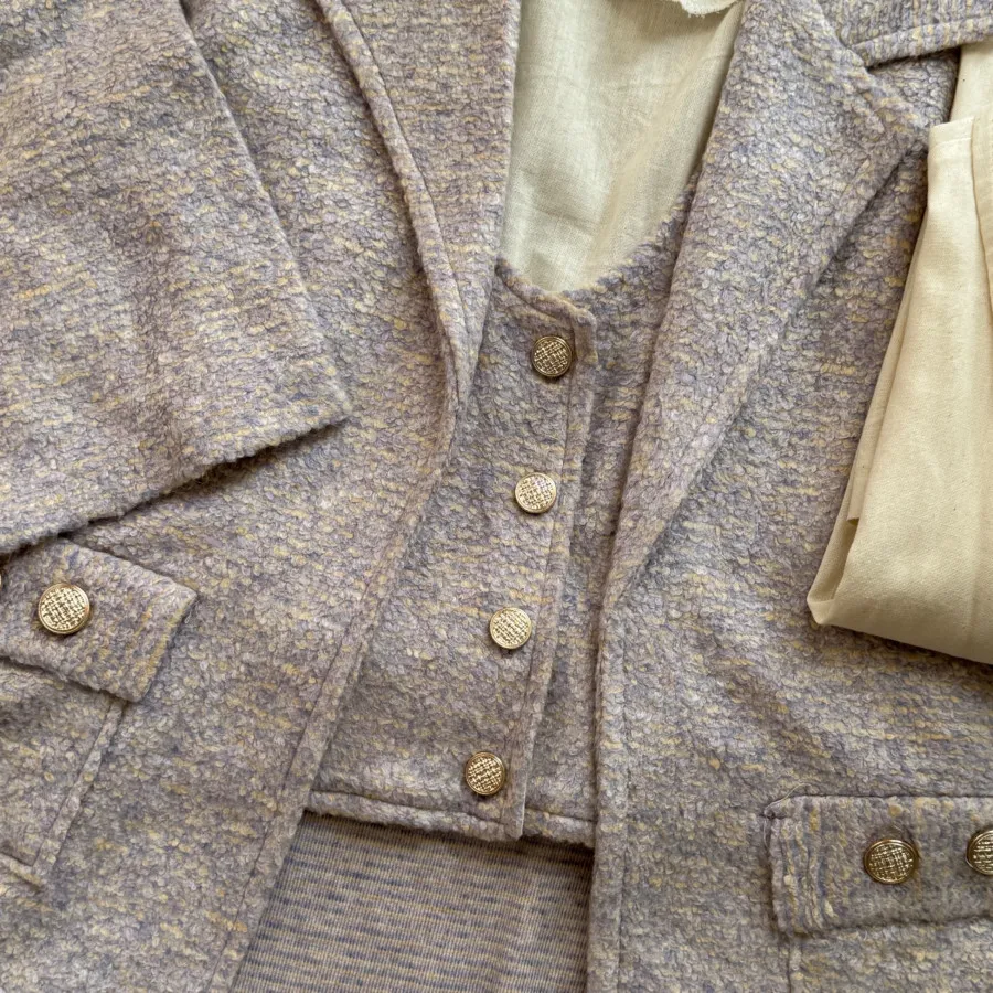 ست سه تیکه کت جلیقه شومیز