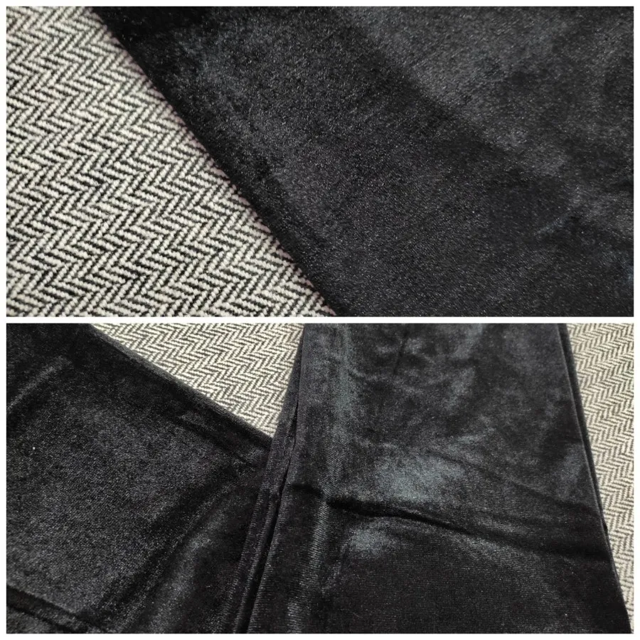 لگ مخمل وارداتی مشکی