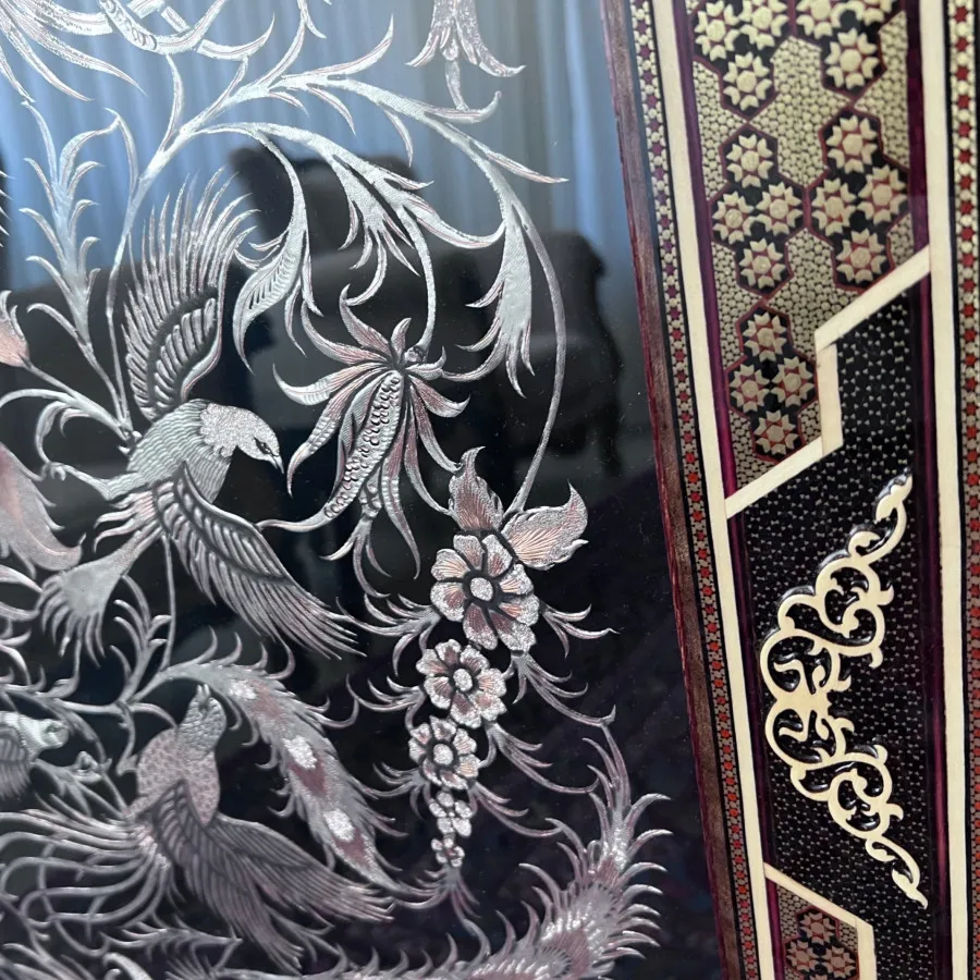 تابلوی مسی خاتم کاری