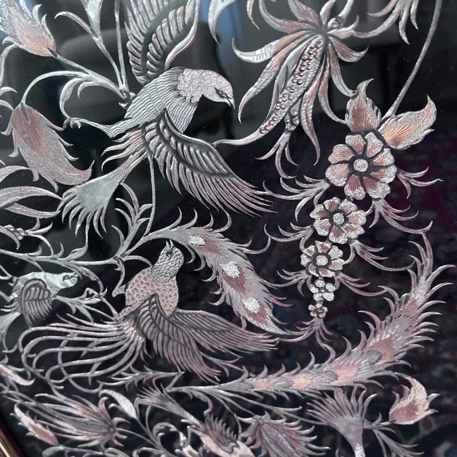 تابلوی مسی خاتم کاری