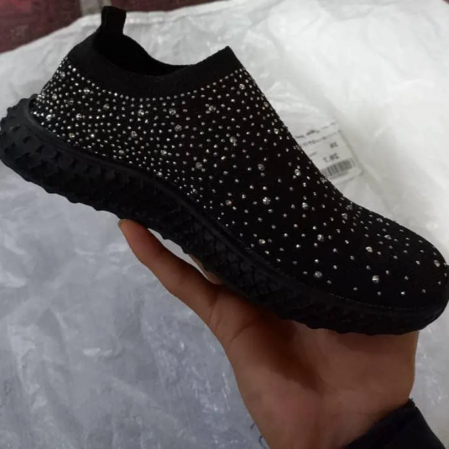 کفش/ ونس بافتی نگینی