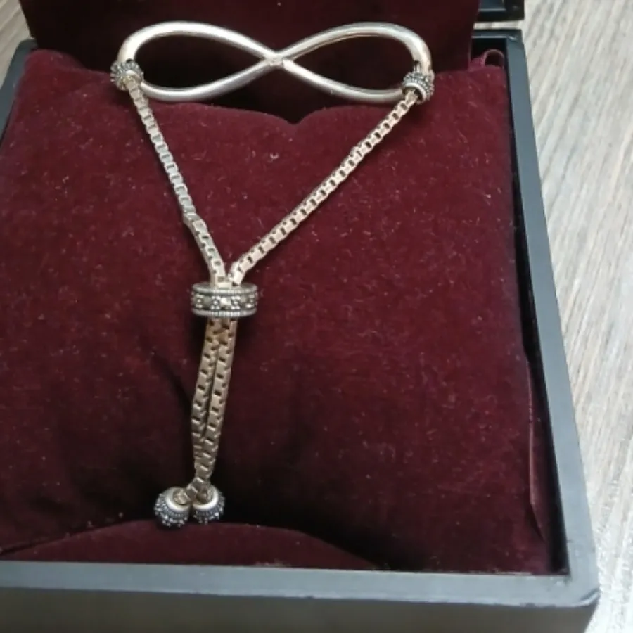 دستبند نقره سیاه قلم