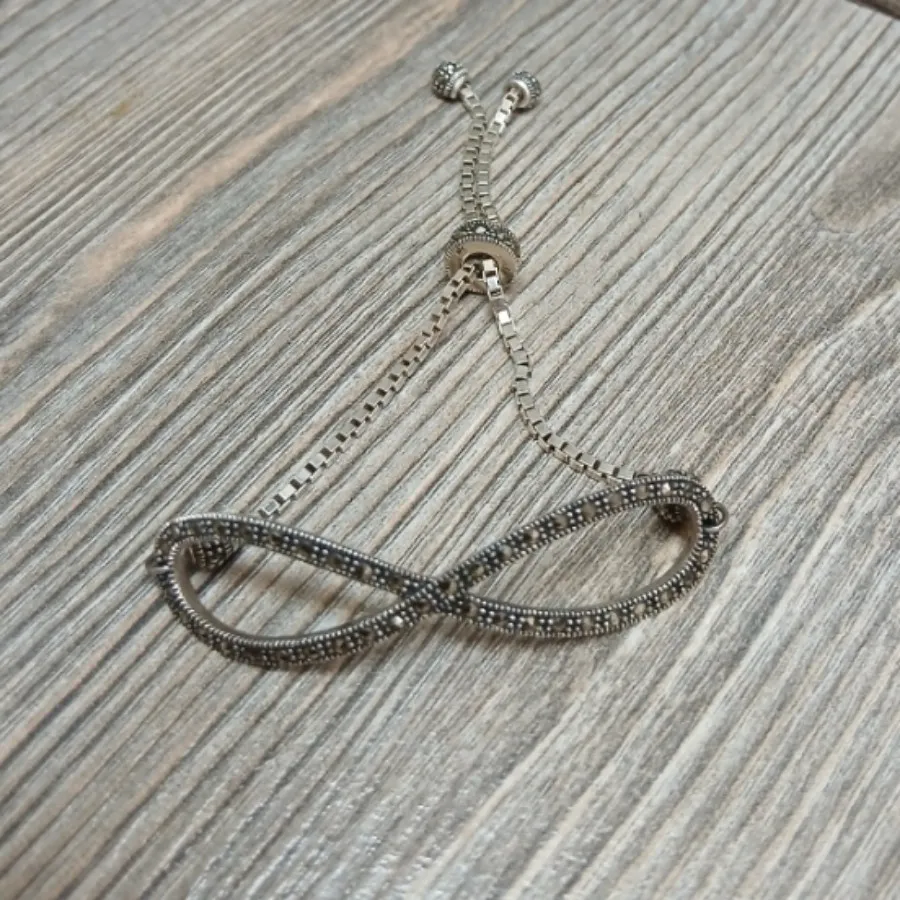 دستبند نقره سیاه قلم