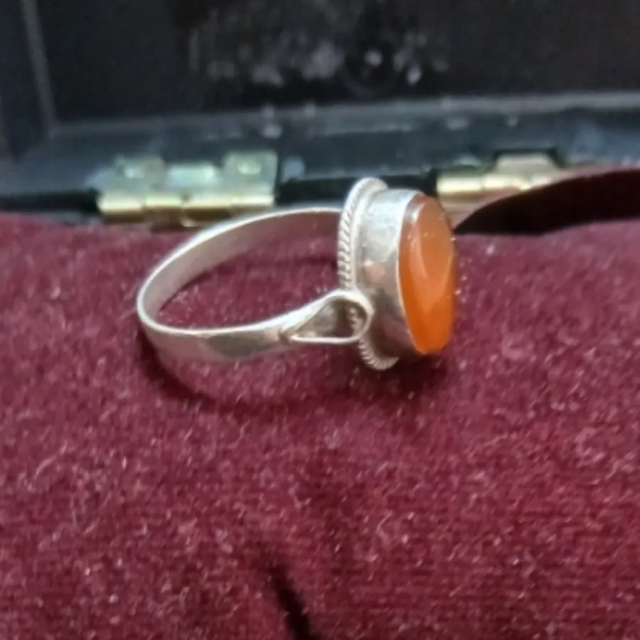 انگشتر نقره عقیق یمنی