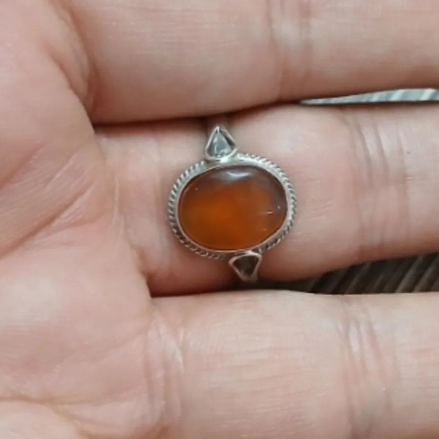 انگشتر نقره عقیق یمنی