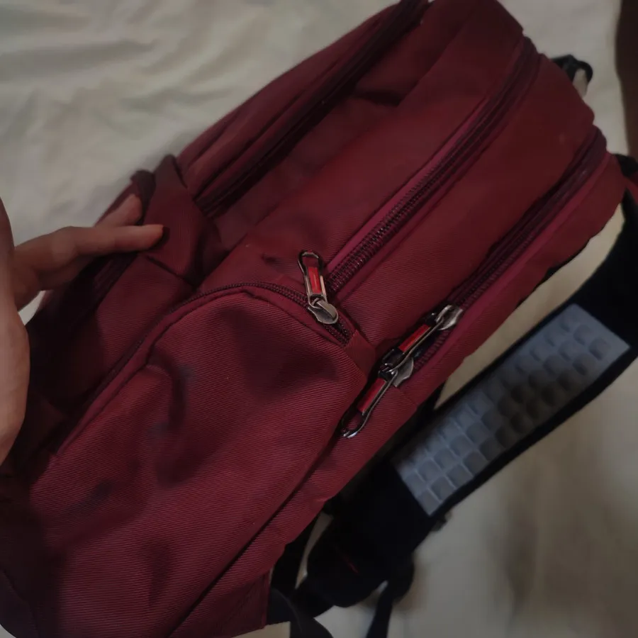 کوله پشتی آلبالویی