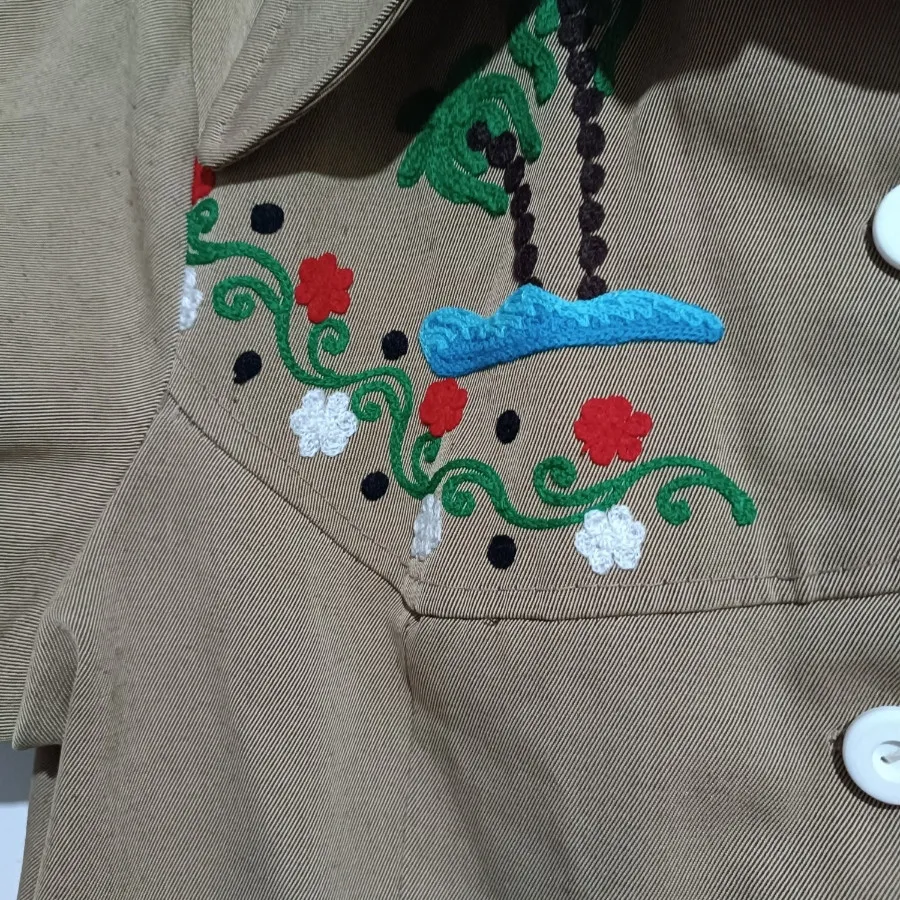 شومیز گلدوزی پاییزه