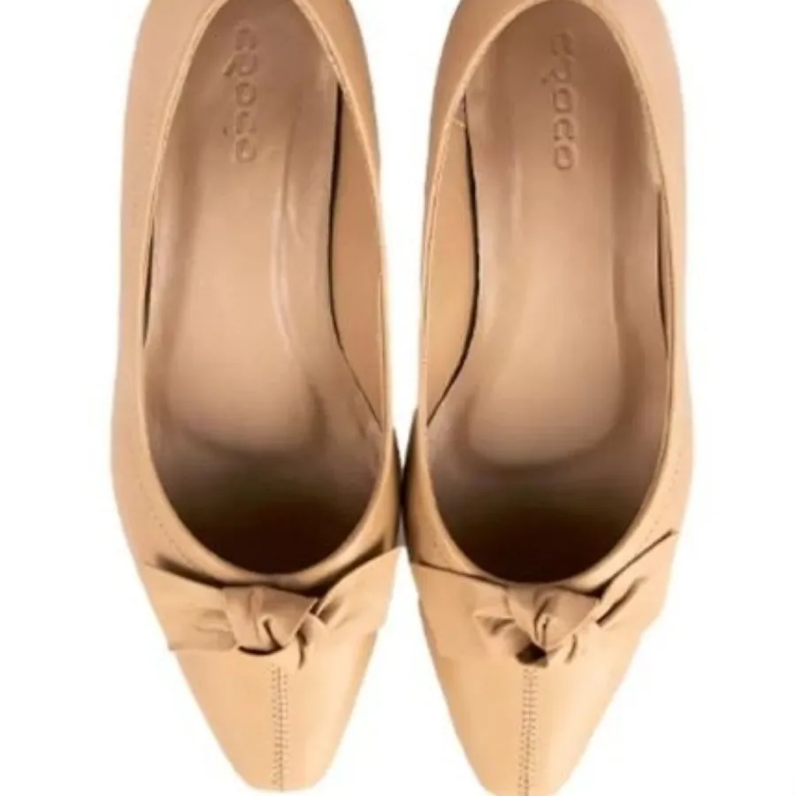 کفش چرم کروکو زنانه نو