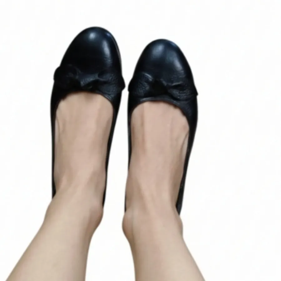 کفش چرم راحت زنانه