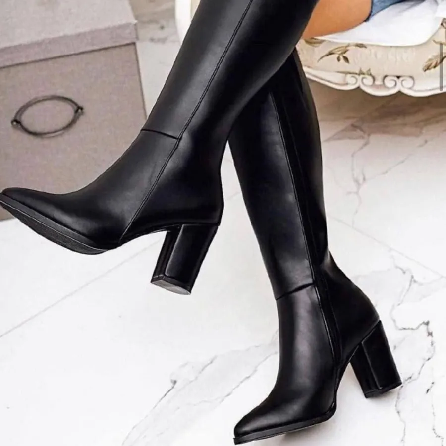 چکمه/ بوت بلند پاشنه دار