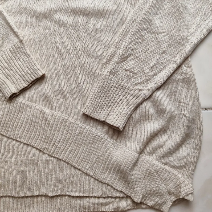 بلوز بافت کرم ظریف نرم