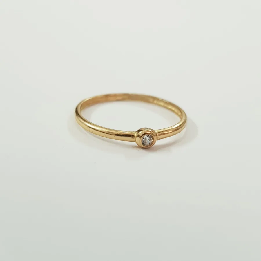 انگشتر نقره 925 طلایی