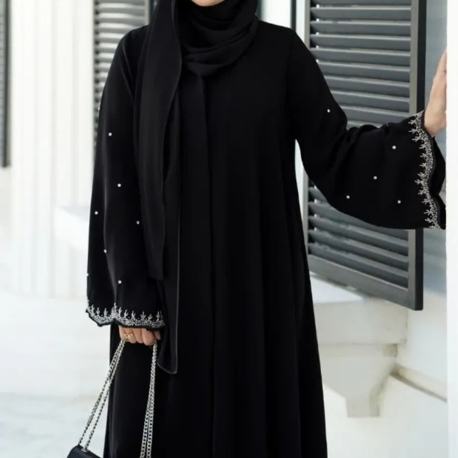 مانتو عبایی مشکی