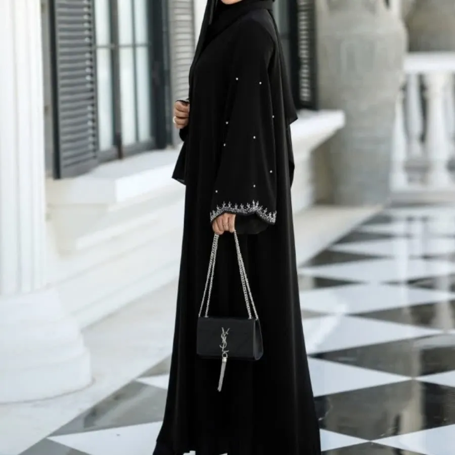 مانتو عبایی مشکی