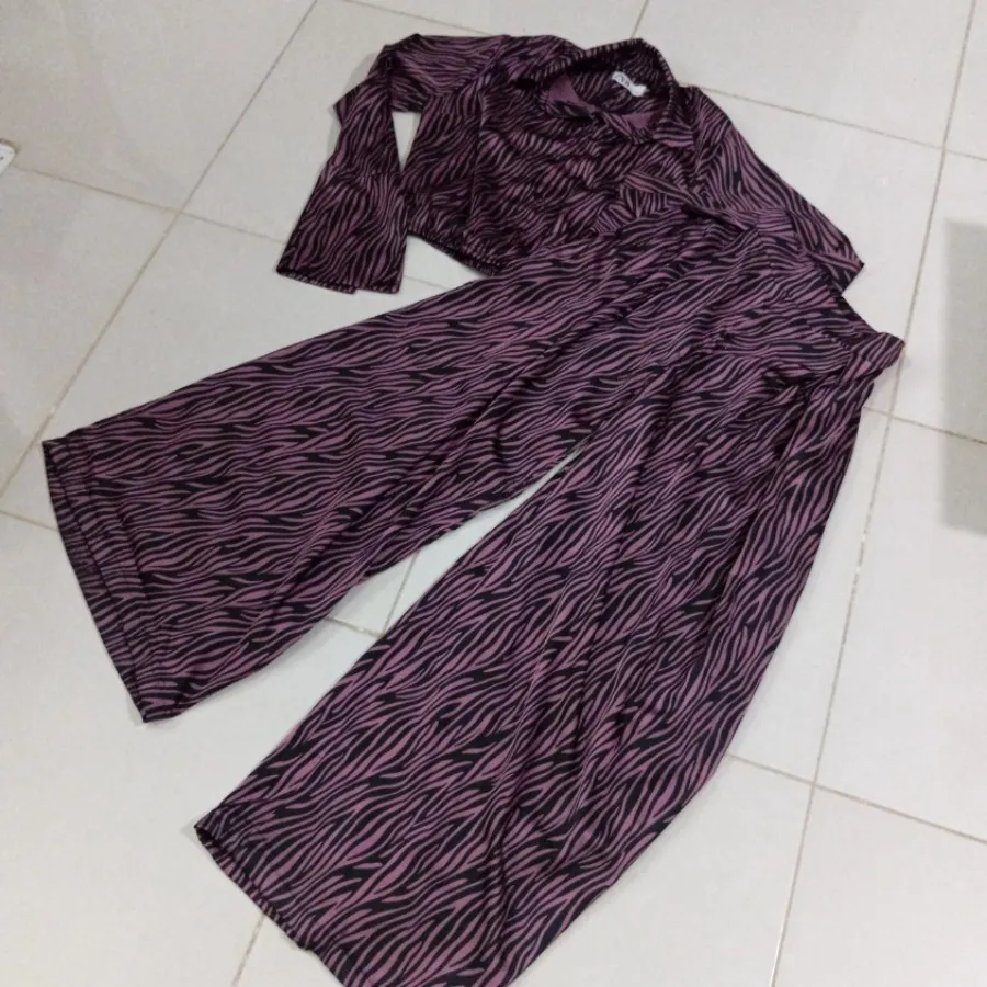 بلوز شلوار ساتن زارا