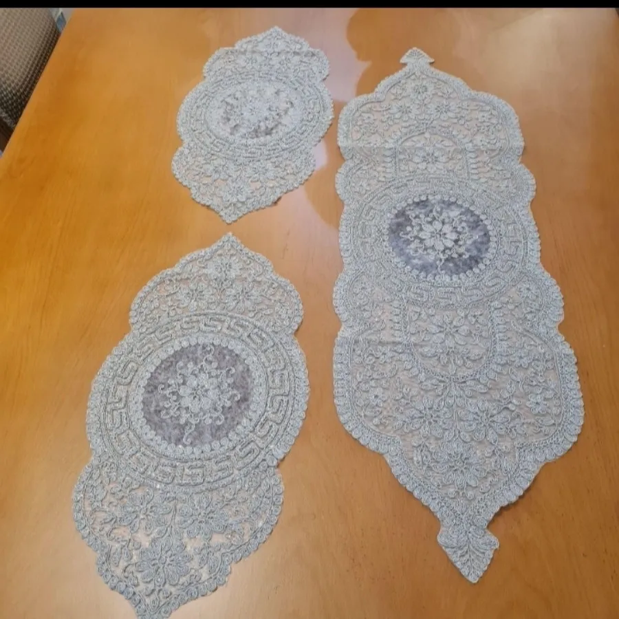 رومیزی دانتل ایرانی نو