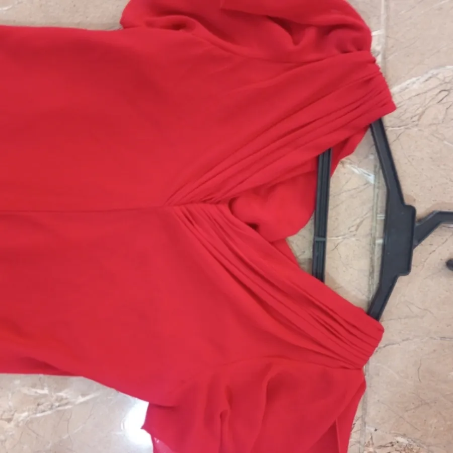 شومیز حریر یقه دراپه