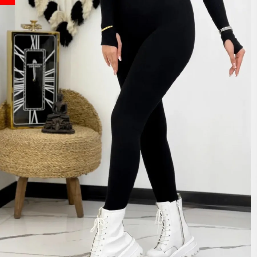 شلوار لگ مشکی فری سایز