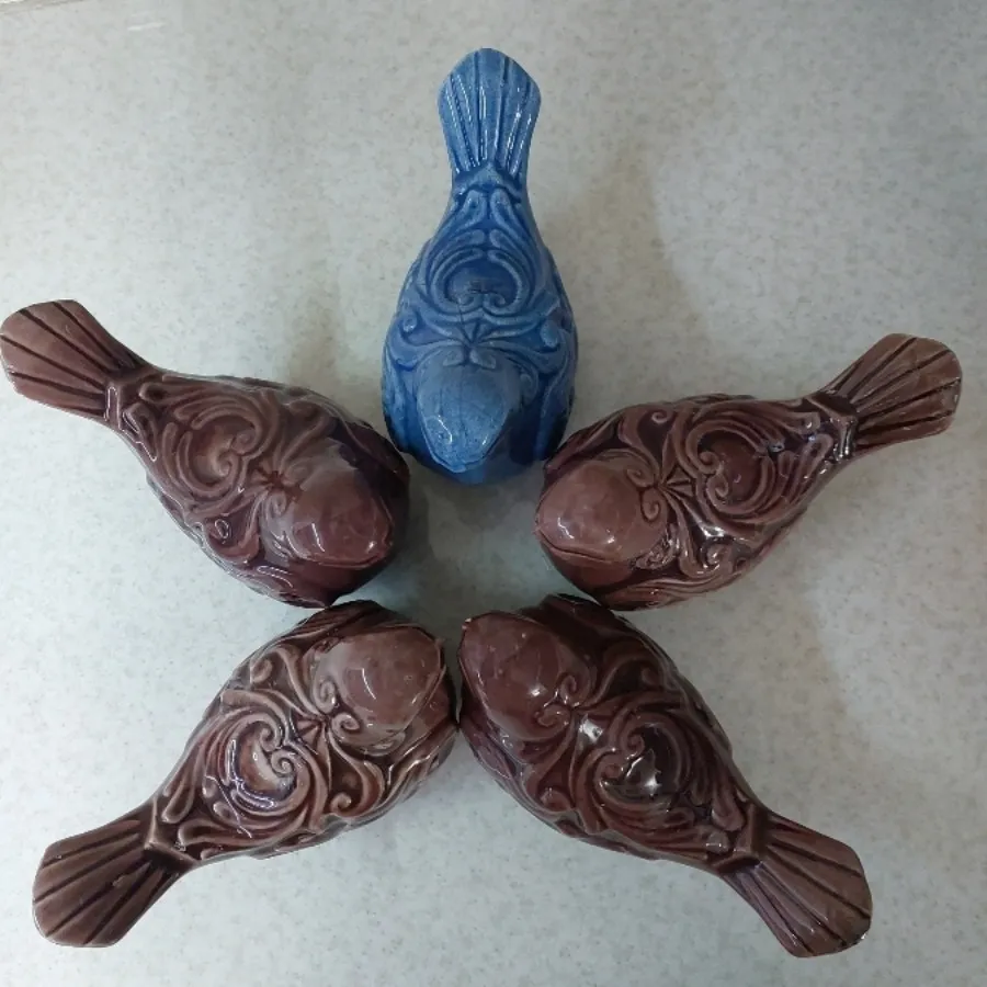 مجسمه کبوتر سفالی