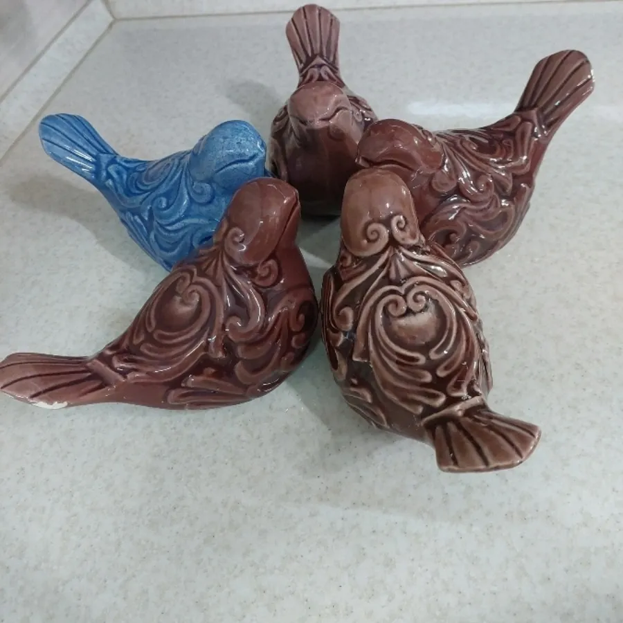 مجسمه کبوتر سفالی