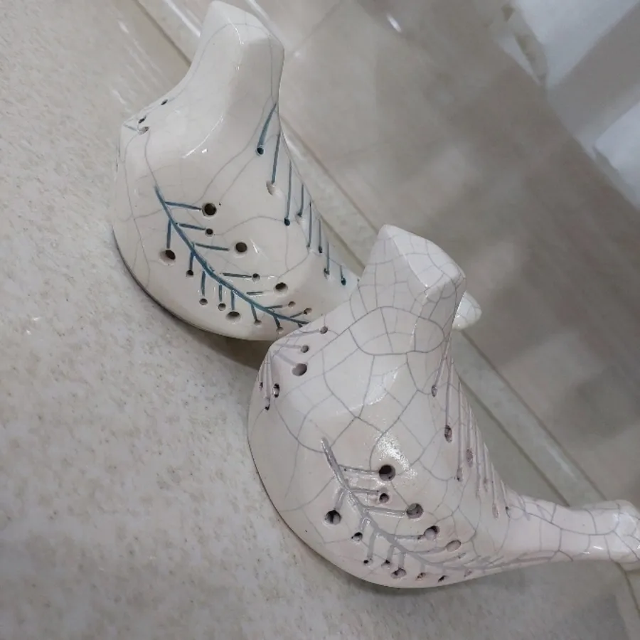 مجسمه کبوتر سفالی