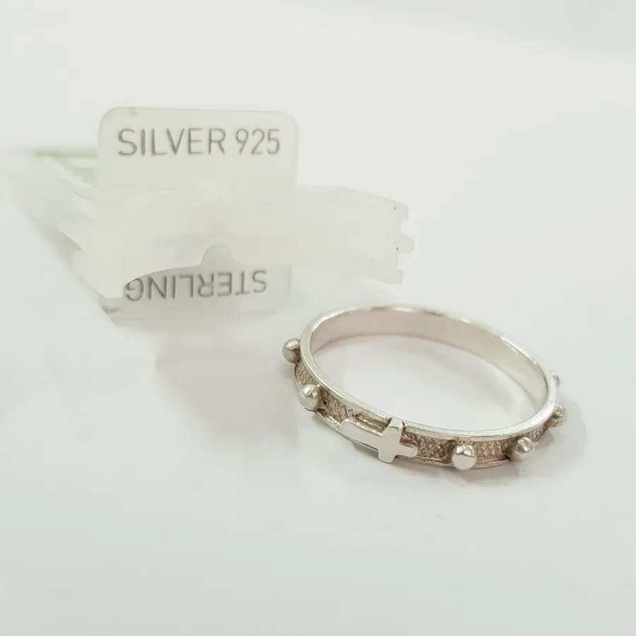 انگشتر نقره 925 صلیب