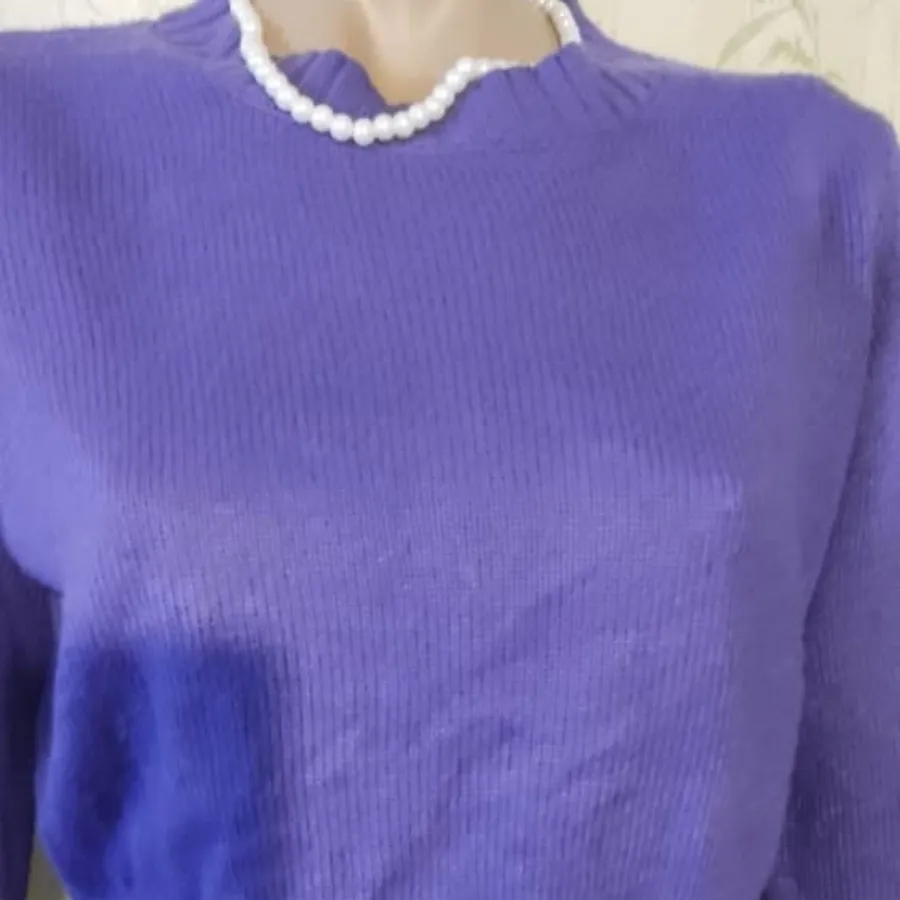 کراپ آستین بلندبافت