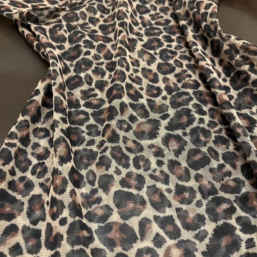 تاپ حریر پلنگی