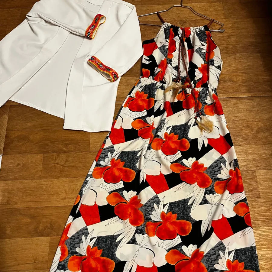 پیراهن ساحلی همراه کت