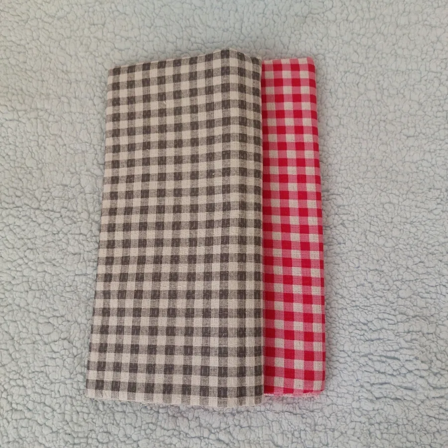 پارچه چهارخونه نخ پنبه