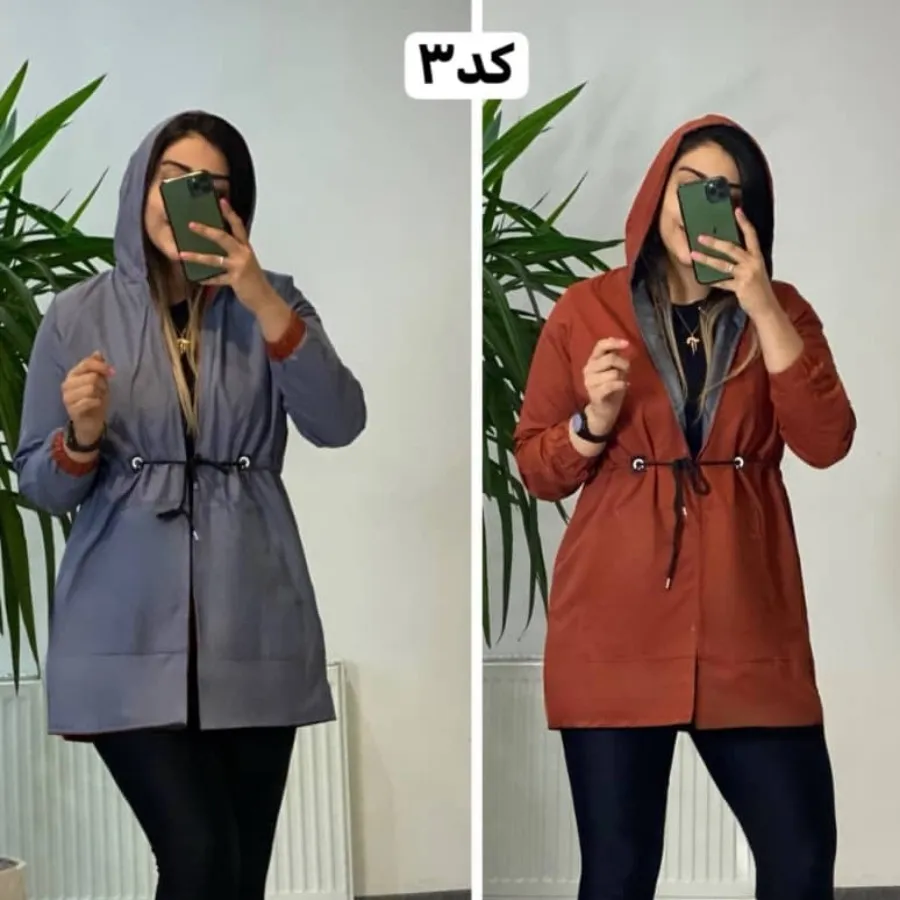 مانتو کلاه دار