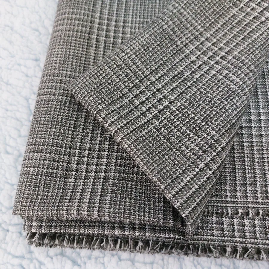 پارچه چهارخونه لمه دار