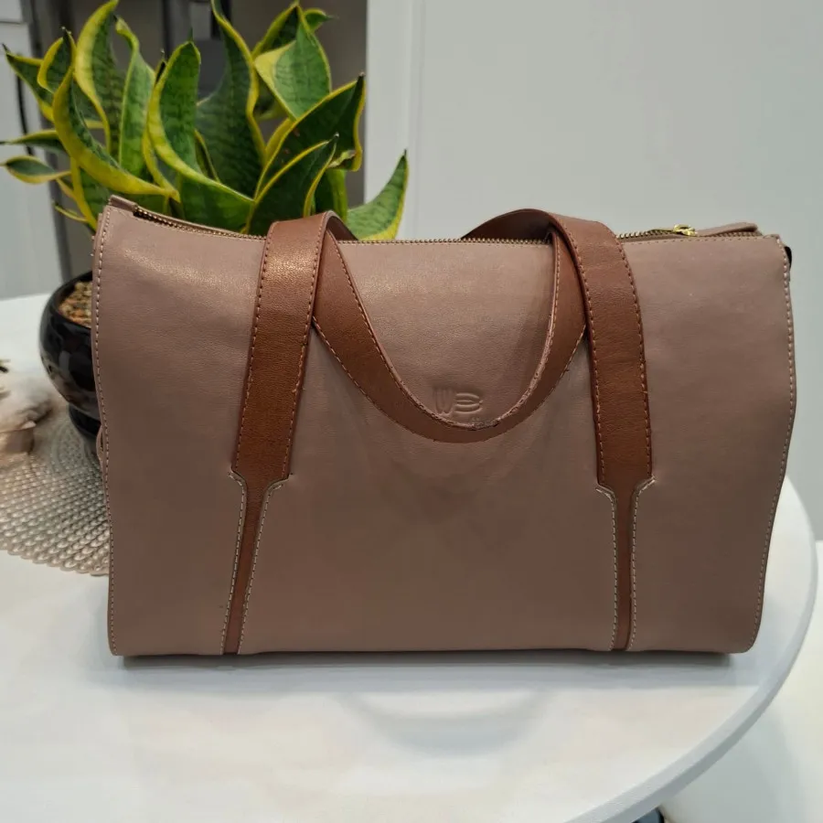 کیف چرم بوفالو سفید