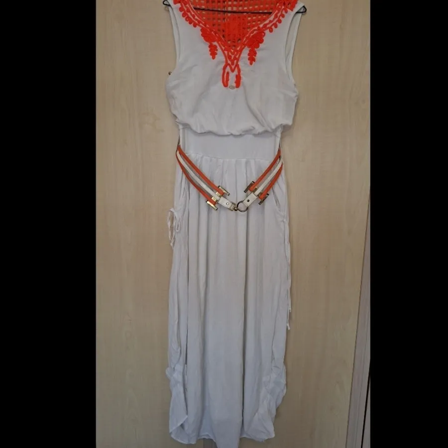 پیراهن بلند با کمربند