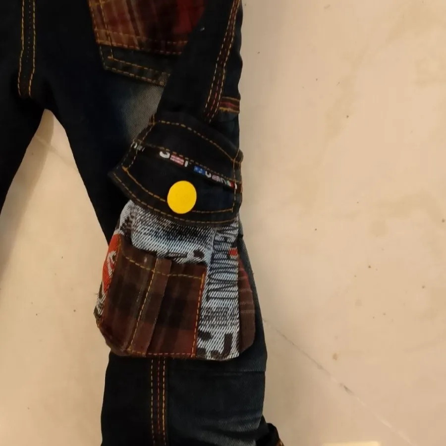 شلوار لی کاغذی  نرم کمرکش