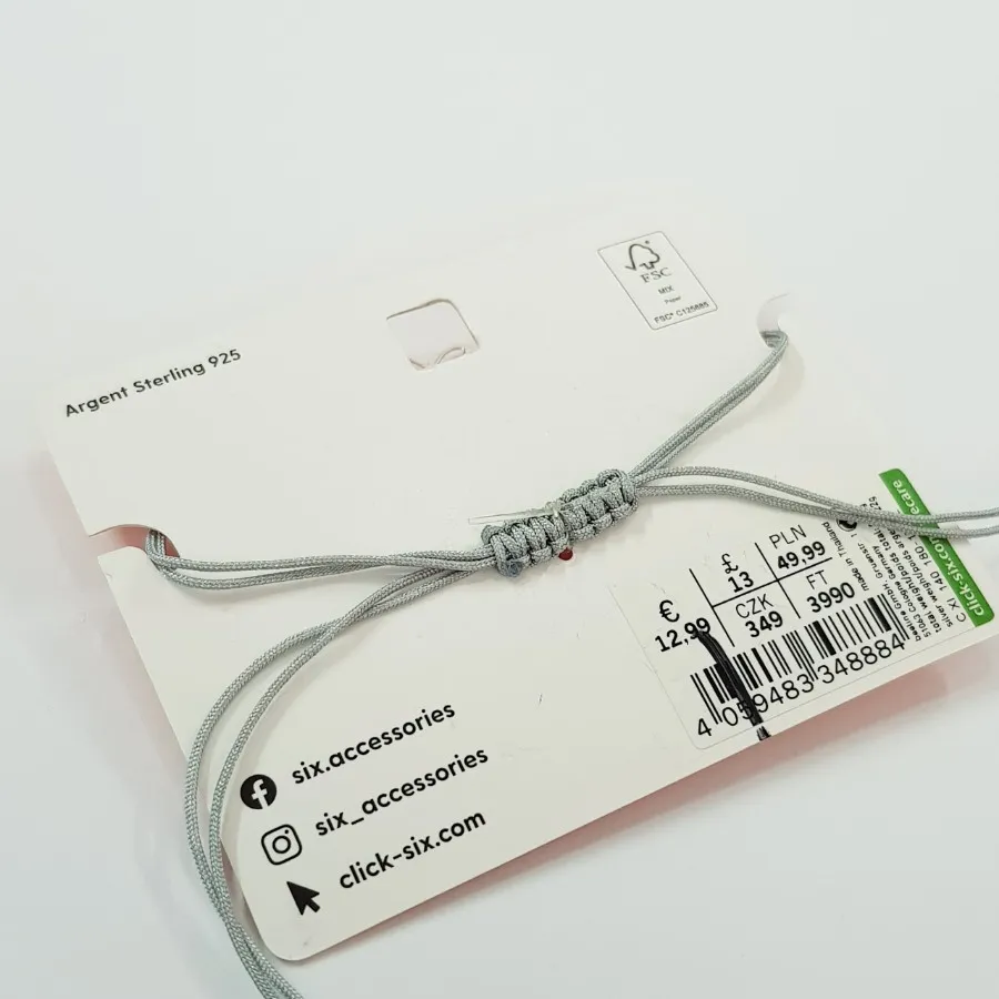 پابند آویز پروانه نقره