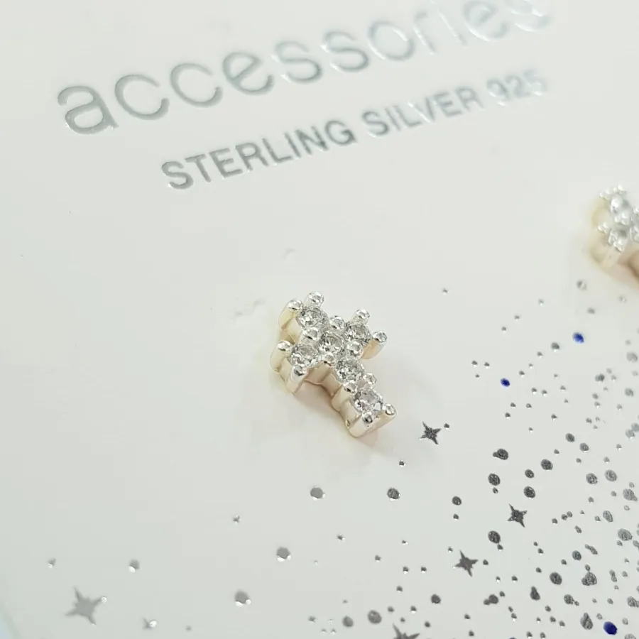 گوشواره گلگوش نقره 925