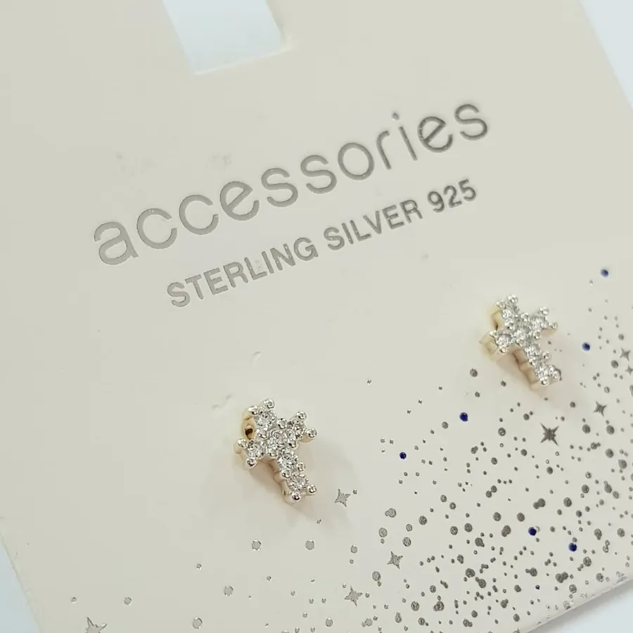 گوشواره گلگوش نقره 925