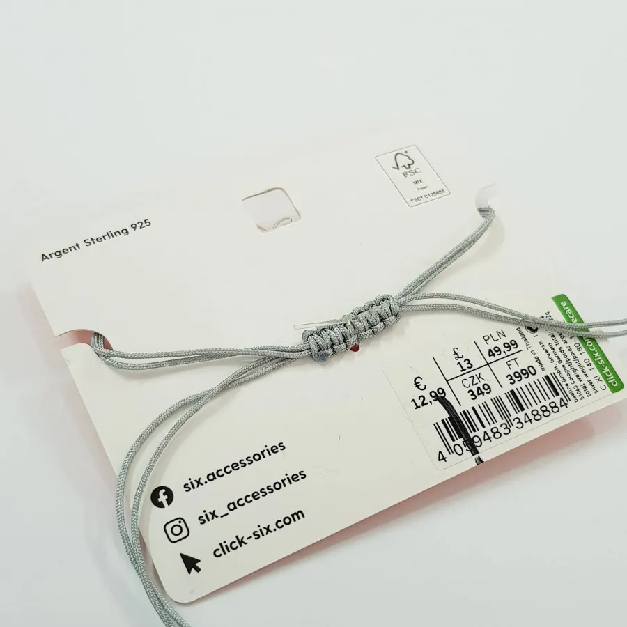 پابند پلاک نقره 925